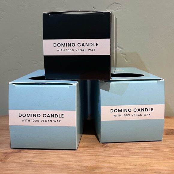 3 Handcrafted Domino Shaped Candles Made By Studio Copenhagen 100% Vegan Wax - Picture 5 of 14